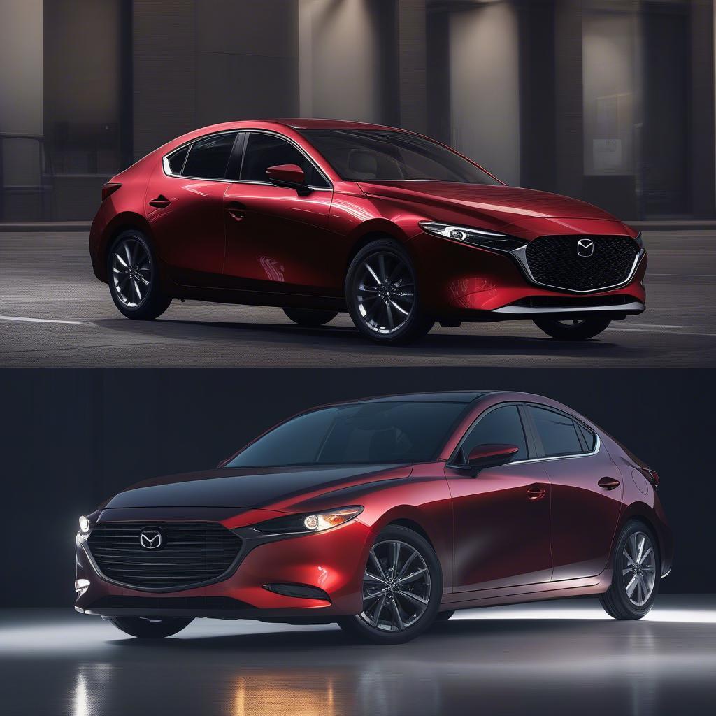 So sánh thiết kế ngoại thất Mazda 3 và Elantra 2019