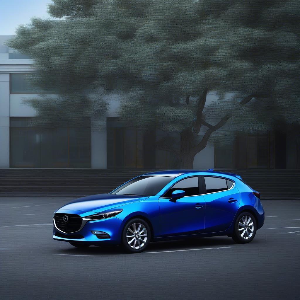 Mazda 3 Xanh 42B Ngoại Thất