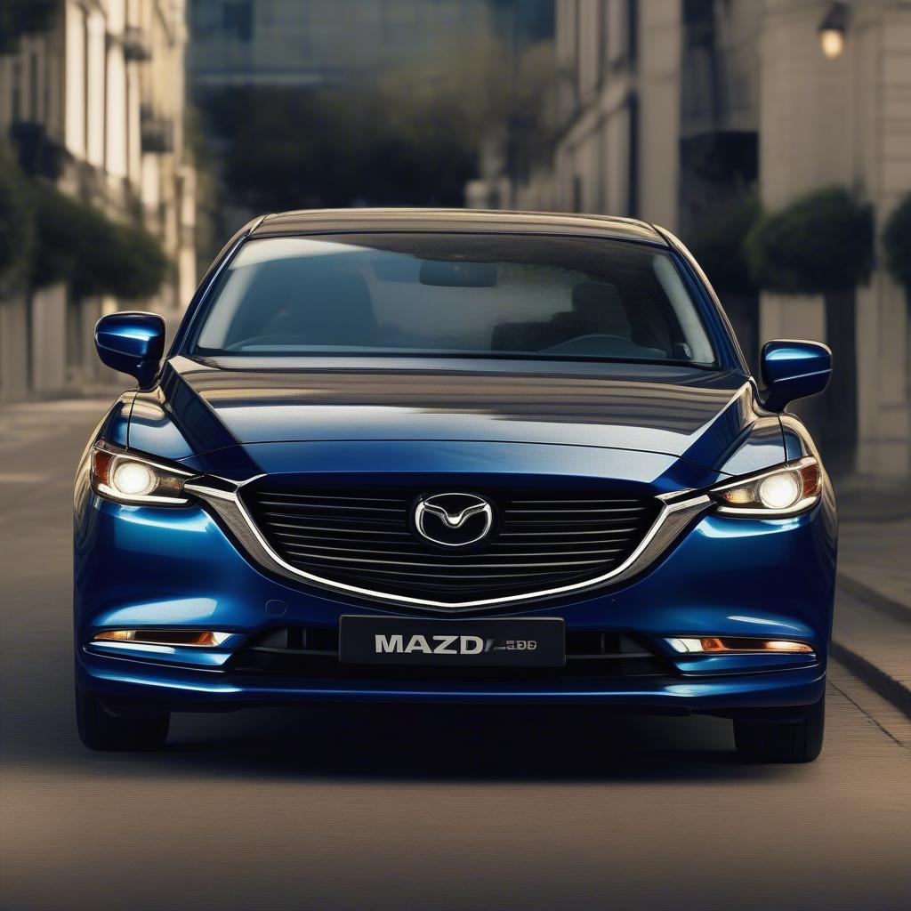 Mazda 6 2017 Blue Ngoại Thất