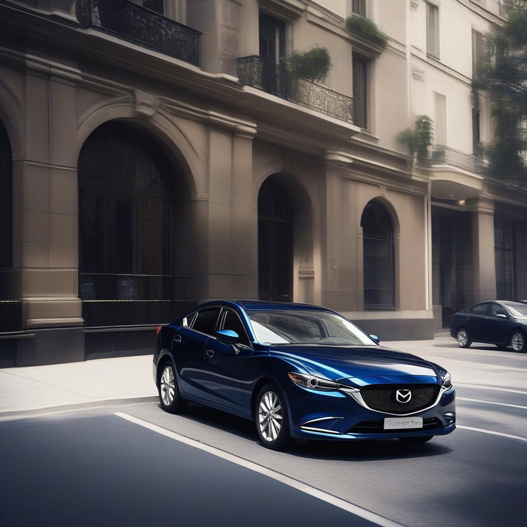 Mazda 6 2017 Dark Blue Ngoại Thất