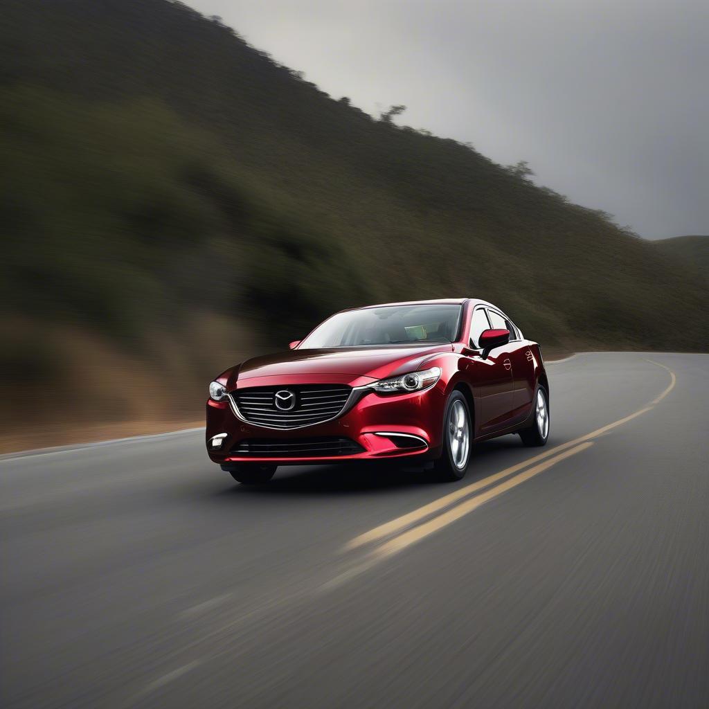 Mazda 6 2017 vận hành mạnh mẽ trên đường