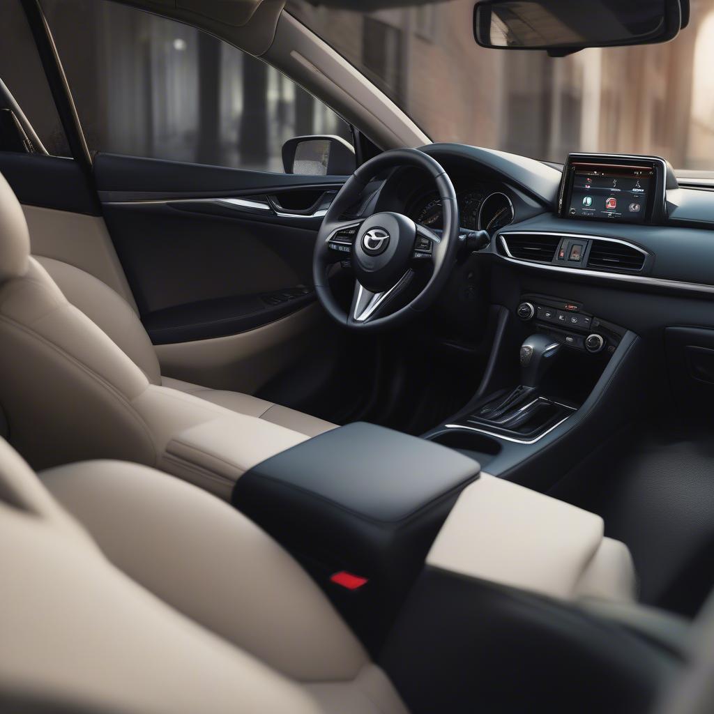 Nội thất sang trọng của Mazda 6