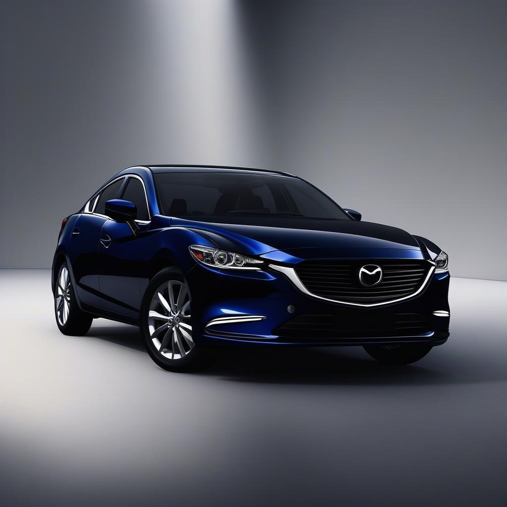 Mazda 6 Xanh Đen Ngoại Thất