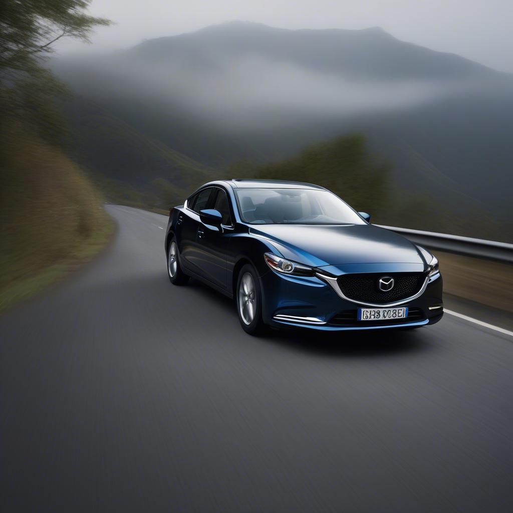 Mazda 6 Xanh Đen Vận Hành