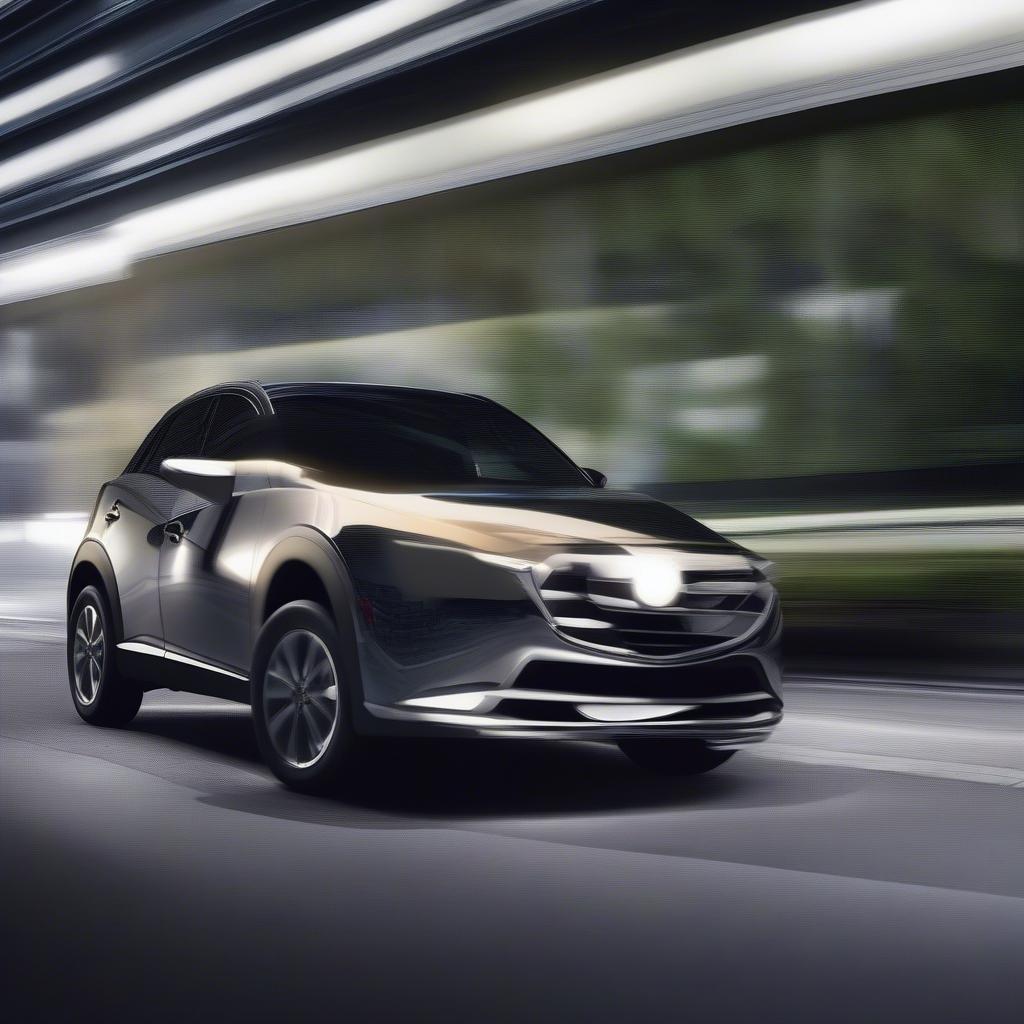 Ngoại thất Mazda CX-3 2017 cũ với thiết kế KODO thể thao và hiện đại.