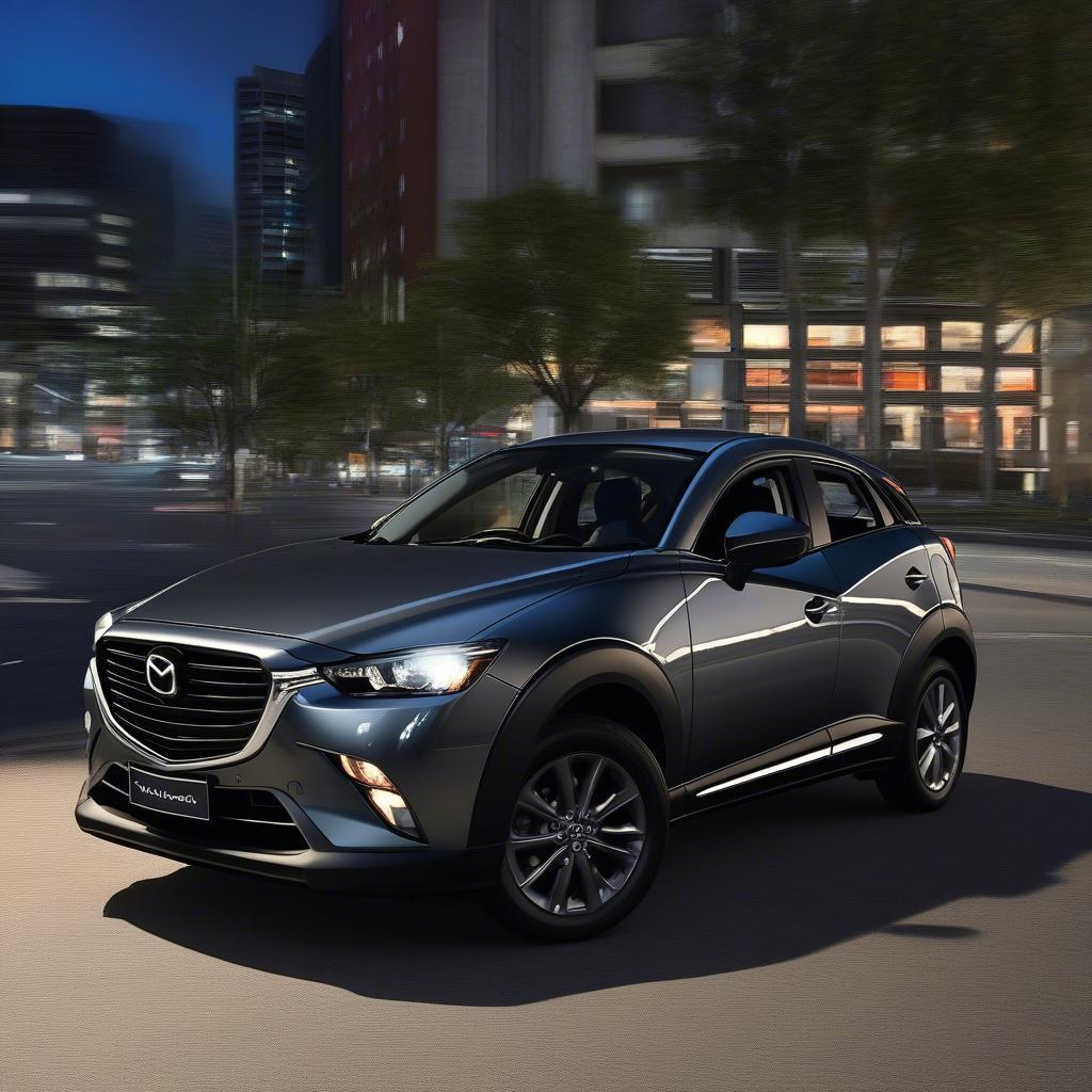 Mazda CX-3 Optimum với thiết kế ngoại thất thể thao, năng động và hiện đại.