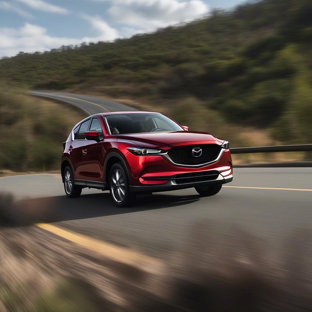 Mazda CX-5 2018 màu đỏ lướt phố