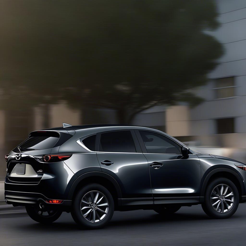 Mazda CX-5 2018: Thiết kế ngoại thất ấn tượng với lưới tản nhiệt hình cánh chim, đường nét dập nổi thể thao và cụm đèn hậu LED sắc sảo.