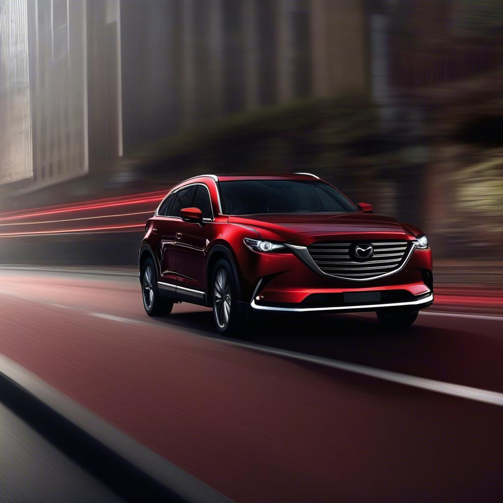 Mazda CX-9 2019 màu đỏ ngoại thất sang trọng và đẳng cấp