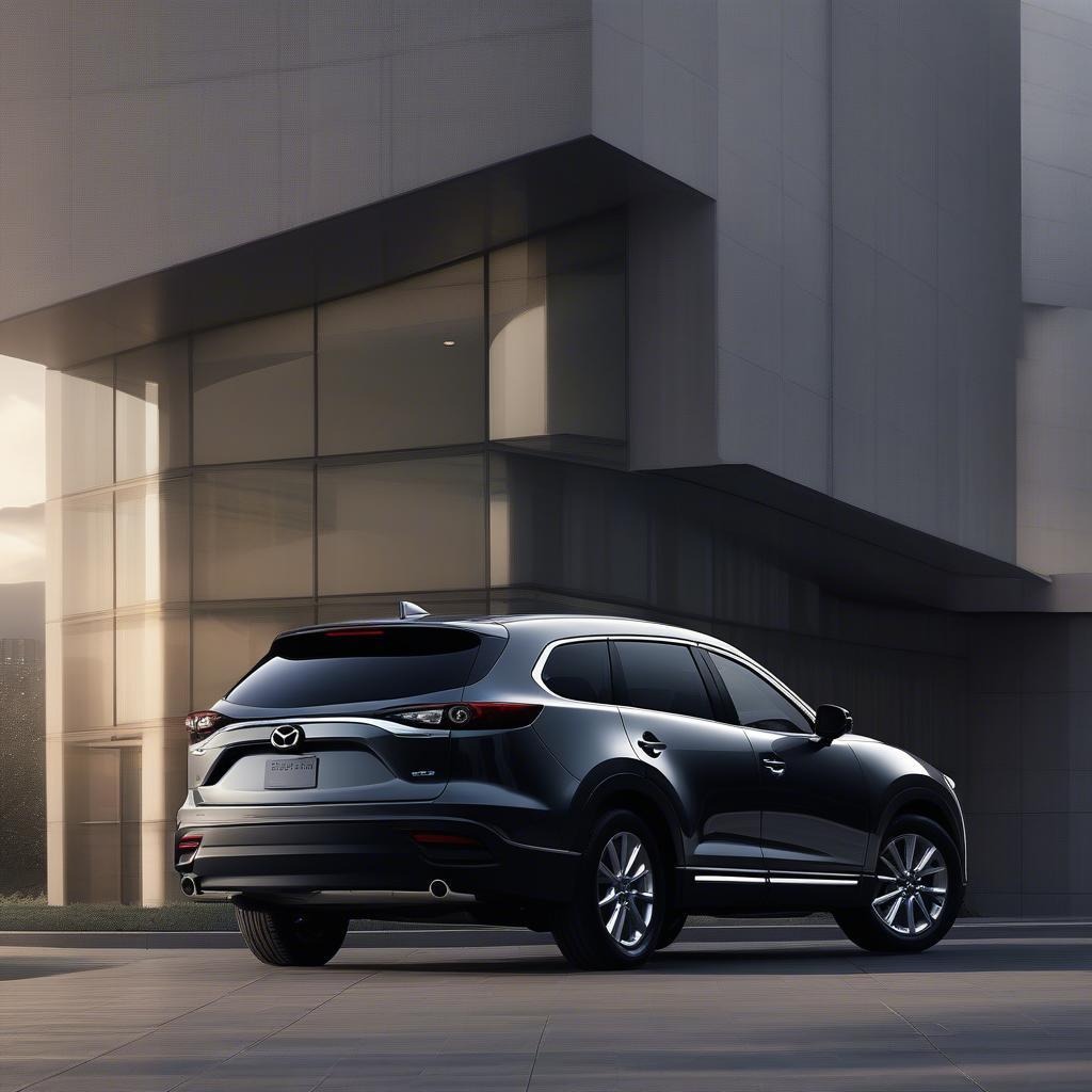 Ngoại thất hiện đại và mạnh mẽ của Mazda CX-9