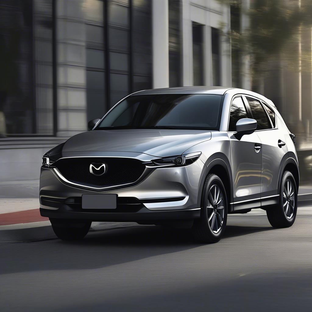 Mazda CX5 2018 với gương chiếu hậu zin