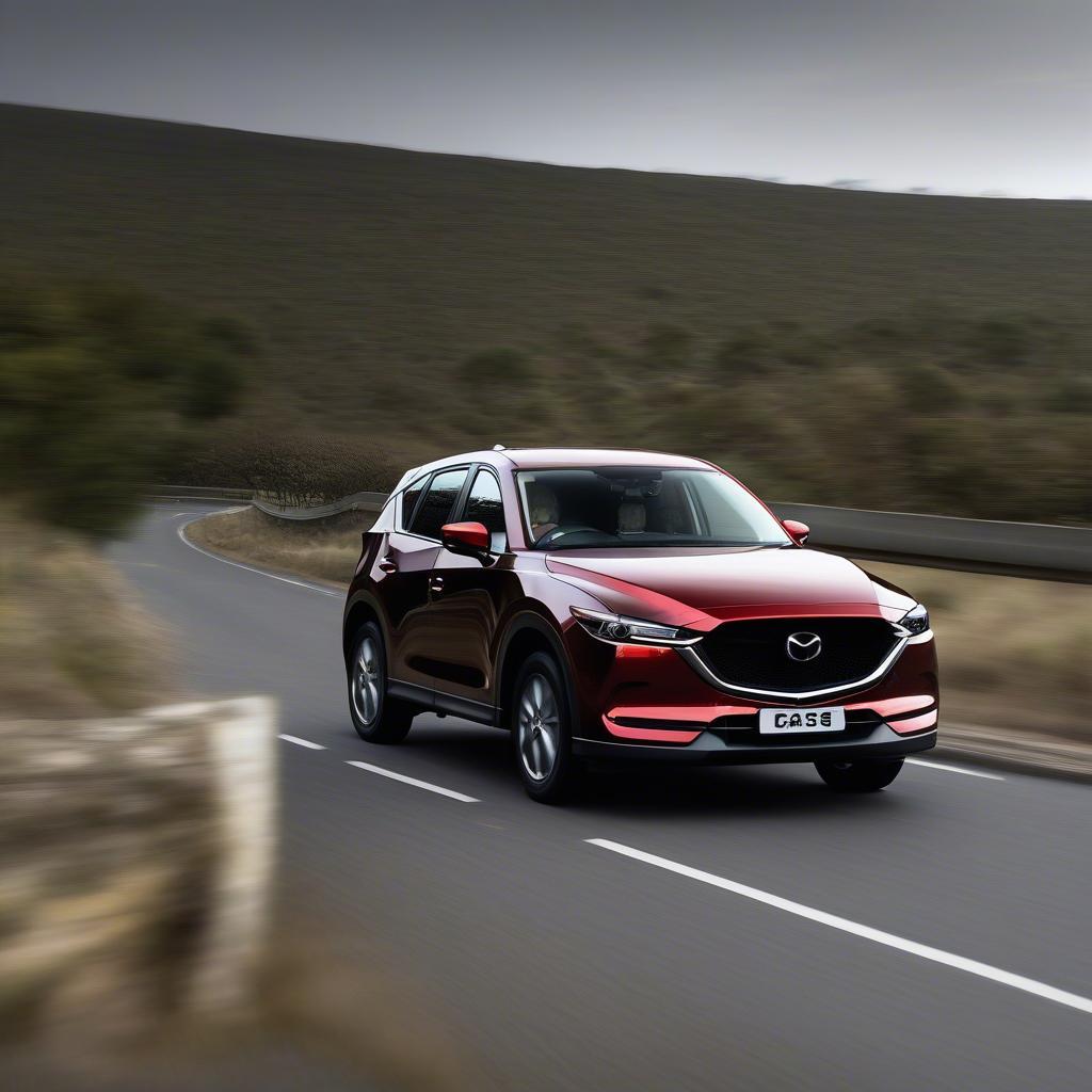 Mazda CX5 vận hành trên đường