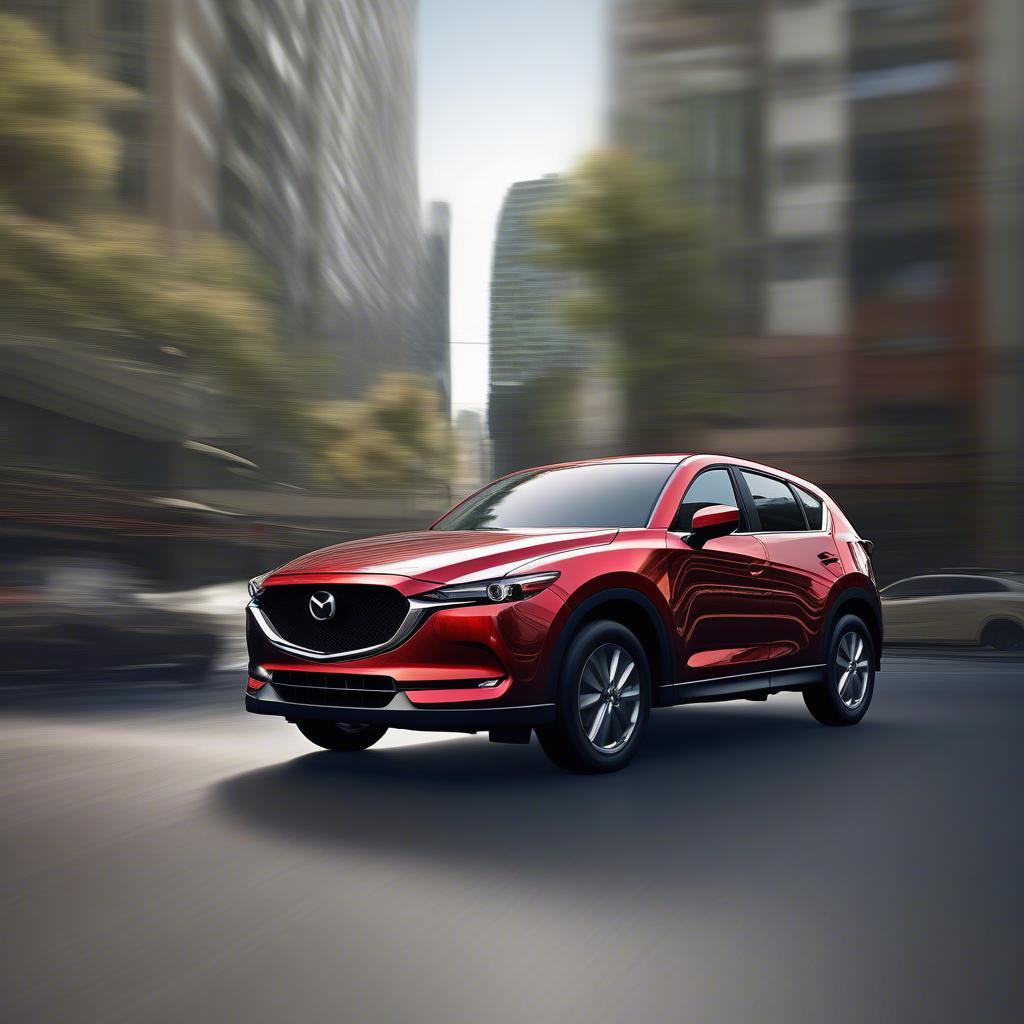 Mazda CX5 vận hành trong đô thị