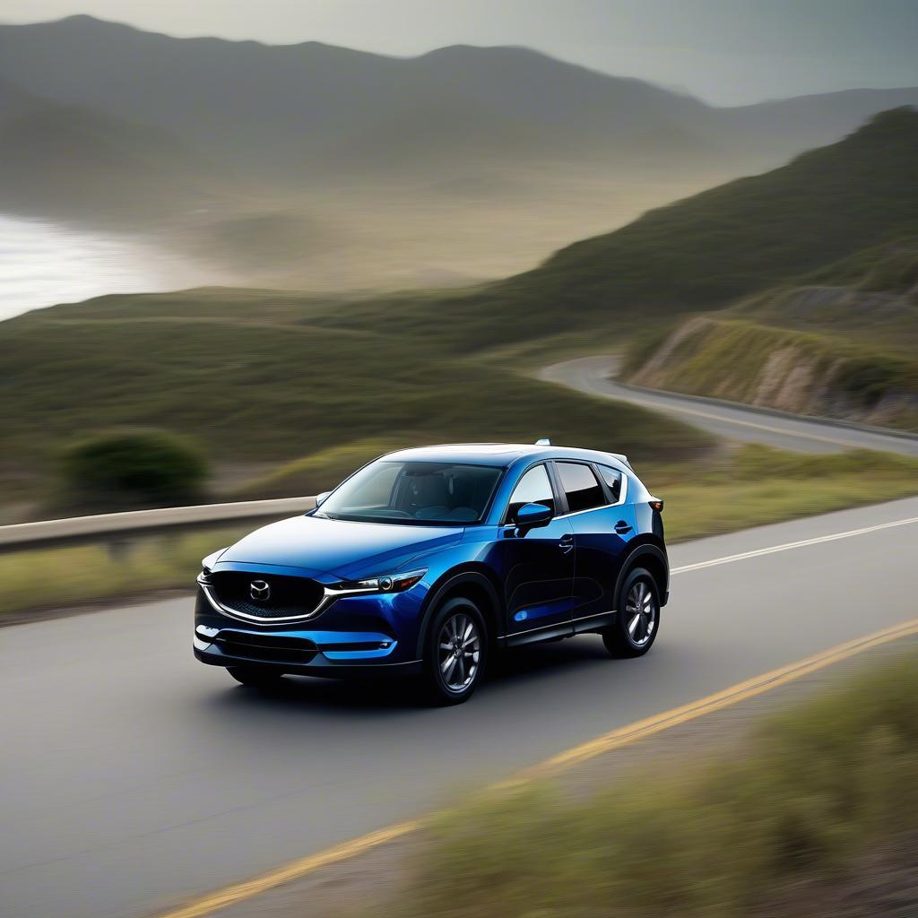 Mazda CX-5 Xanh Cửu Long Đường Trường