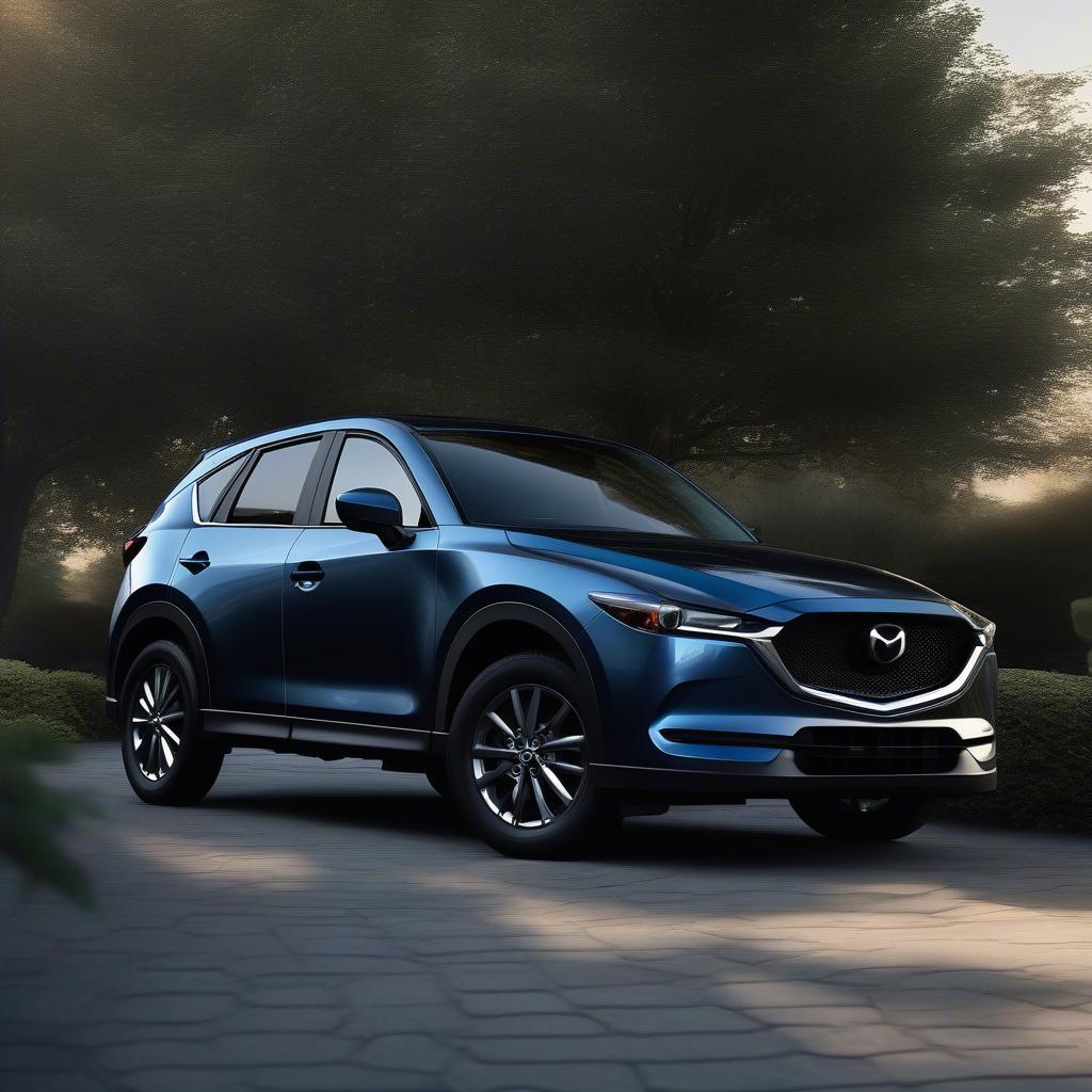 Mazda CX5 Xanh Xám Ngoại Thất