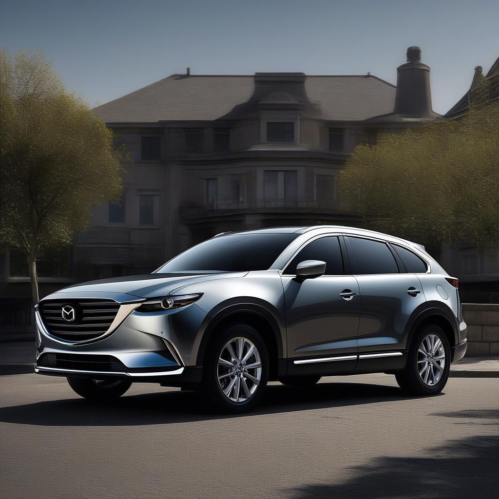 Ngoại thất Mazda CX9 hiện đại và mạnh mẽ