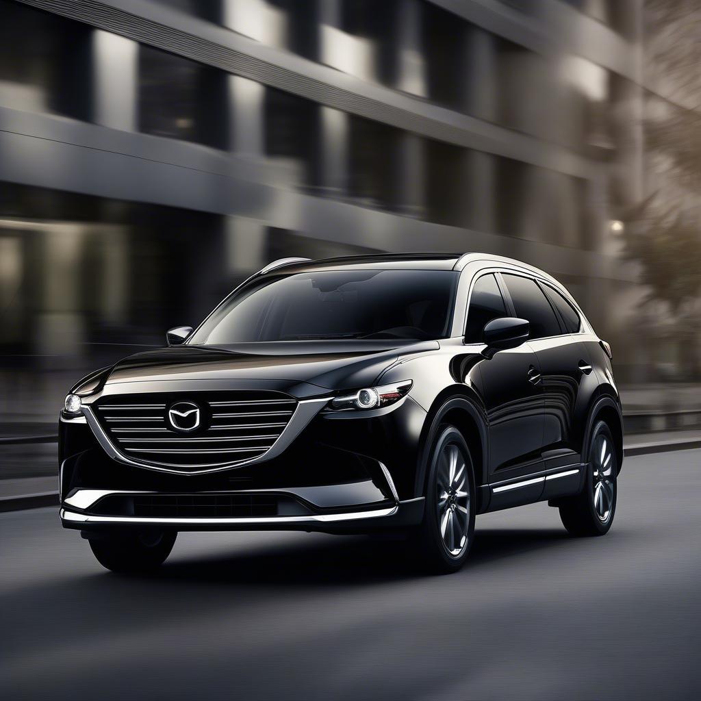 Hình ảnh ngoại thất Mazda CX9 sang trọng, hiện đại