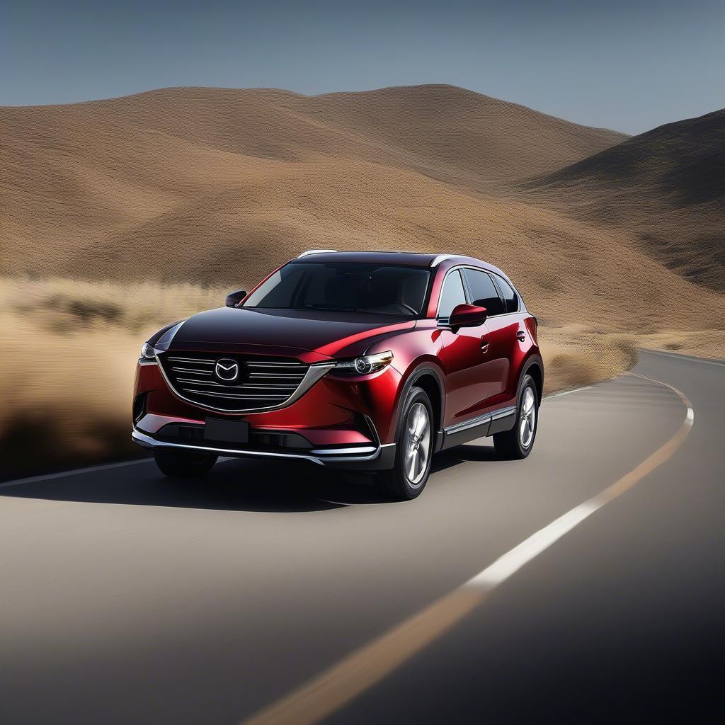 Mazda CX9 Red vận hành mạnh mẽ trên mọi cung đường