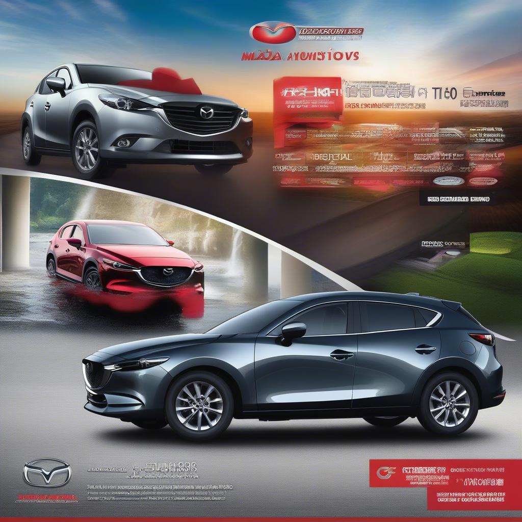 Banner quảng cáo chương trình khuyến mãi Mazda tháng 3 2019