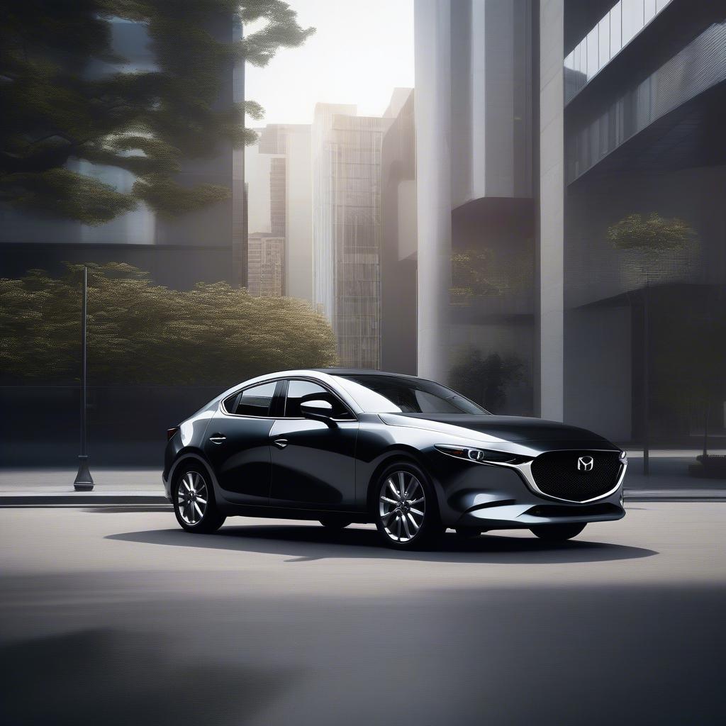 Mua xe ô tô Mazda 3 trả góp: Hình ảnh xe sang trọng và hiện đại