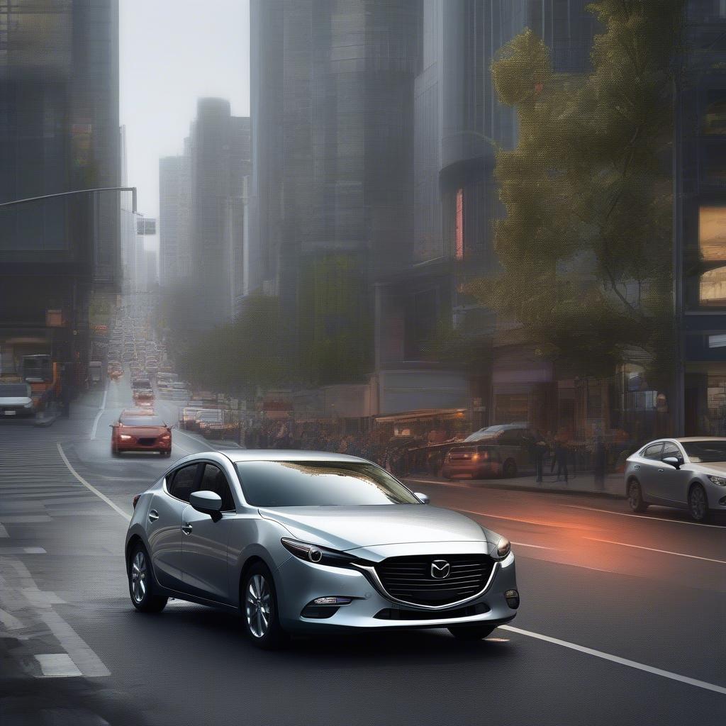 Mức tiêu hao nhiên liệu Mazda 3 trong đô thị