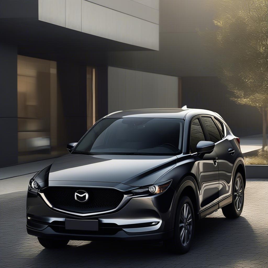 Ngoại thất Mazda CX-5 Deluxe 2019 Machice Grey