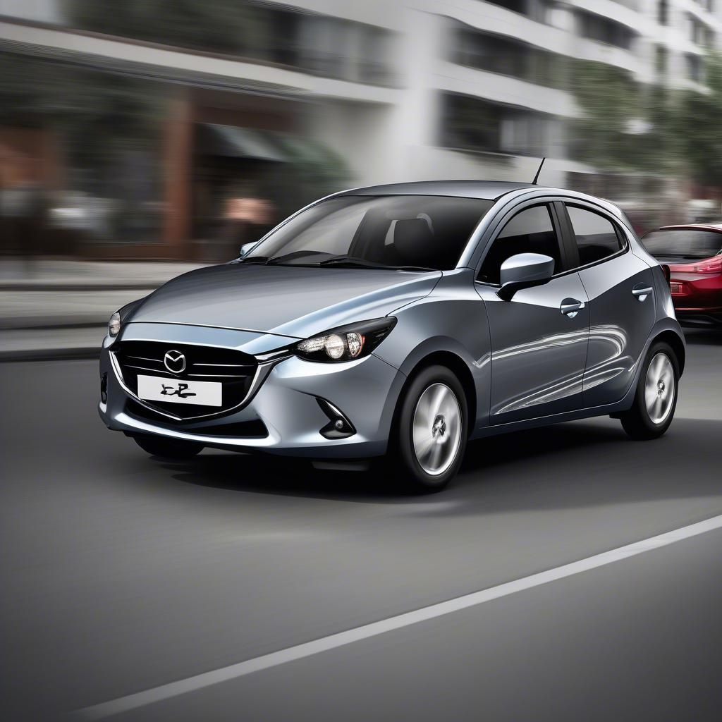 Ngoại thất Mazda 2 Hatchback 2016 với thiết kế KODO