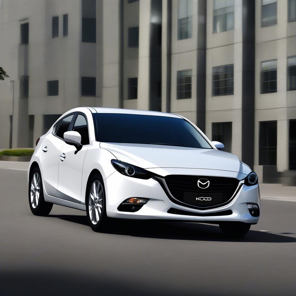 Ngoại thất Mazda 3 2015 với thiết kế KODO thể thao và hiện đại.