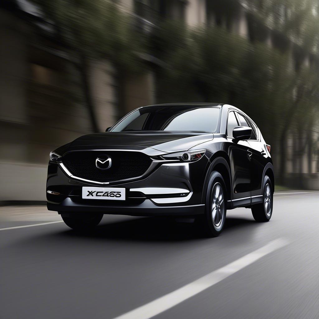 Ngoại thất Mazda CX-5 Facelift với lưới tản nhiệt, cụm đèn pha LED và cản trước mới