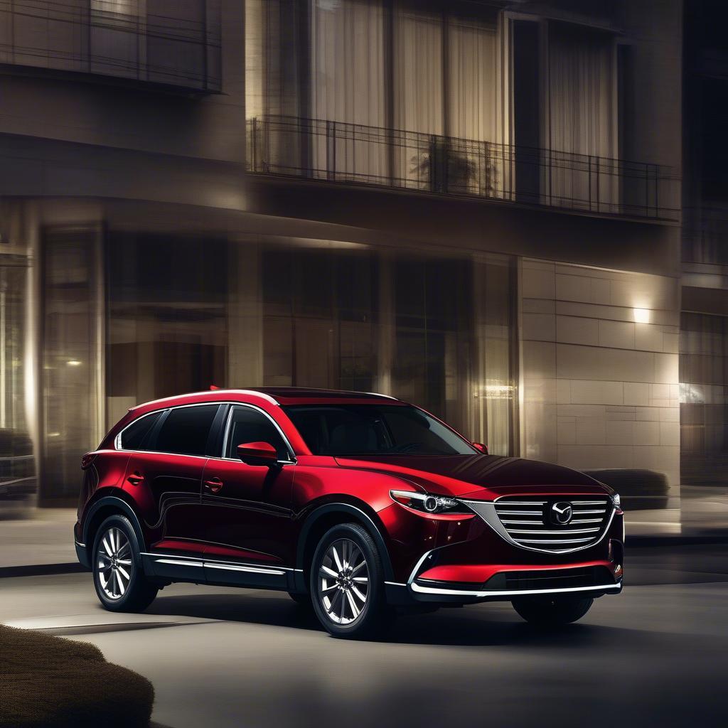 Ngoại thất Mazda CX-9 2017 với thiết kế KODO