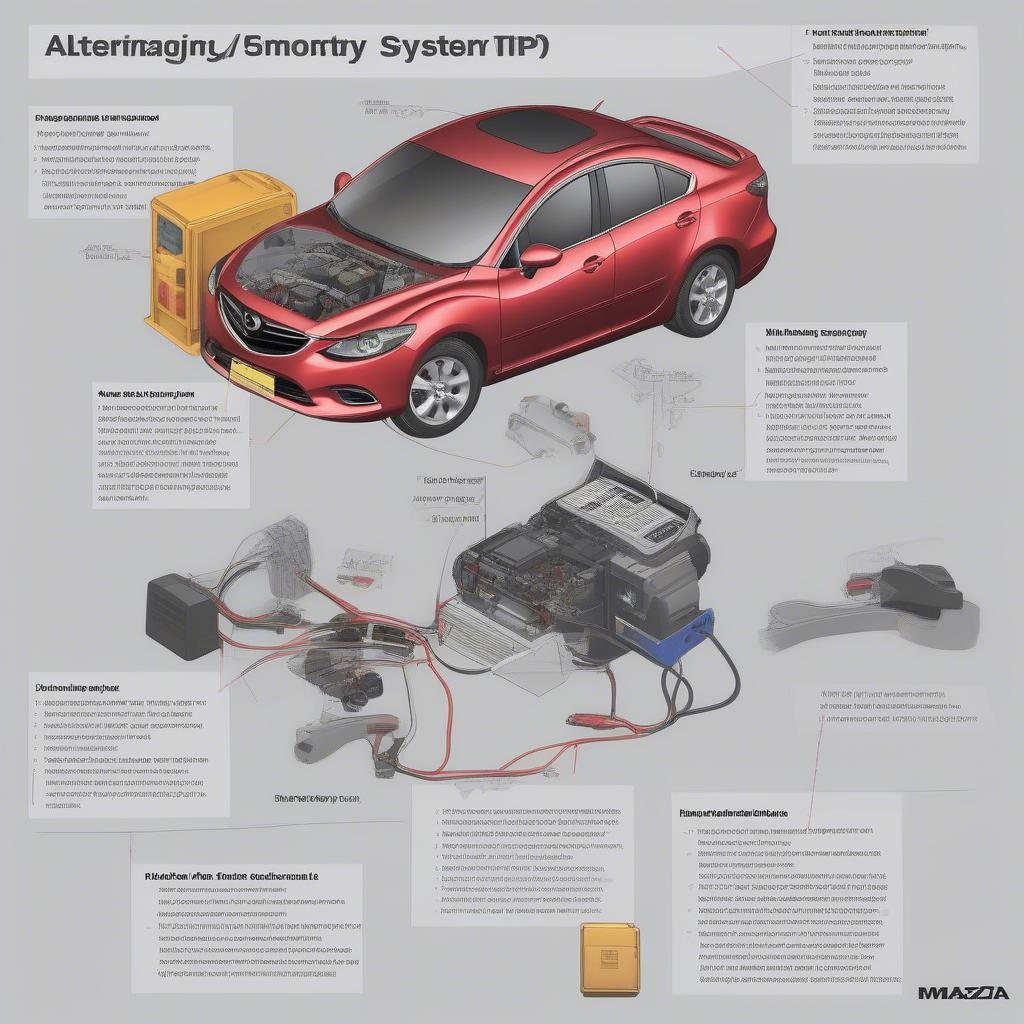 Nguyên nhân đèn acquy Mazda 6 2.0 sáng