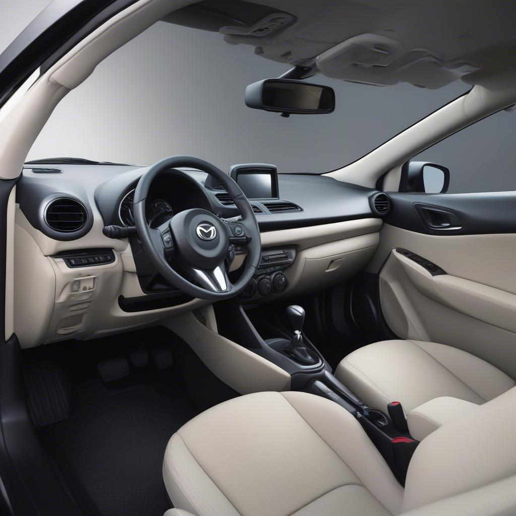 Nội thất Mazda 2 2016