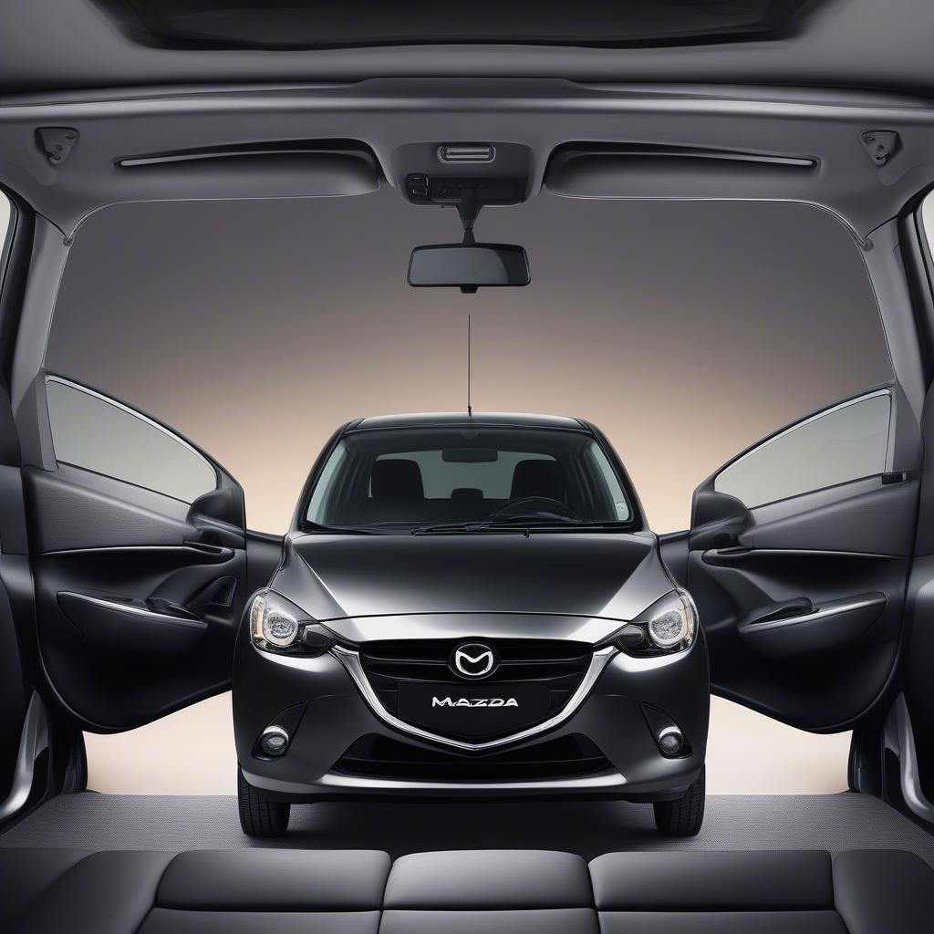 Nội thất Mazda 2 rộng rãi cho gia đình nhỏ