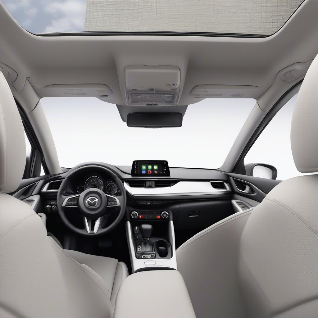 Mazda 3 2019 Interior Focused on the Driver