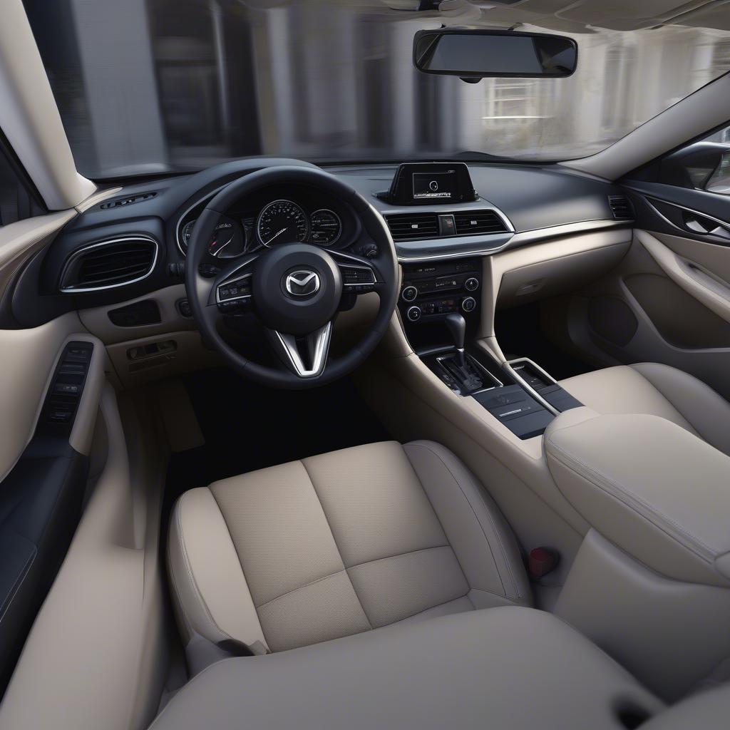 Tổng quan nội thất Mazda 6 2018