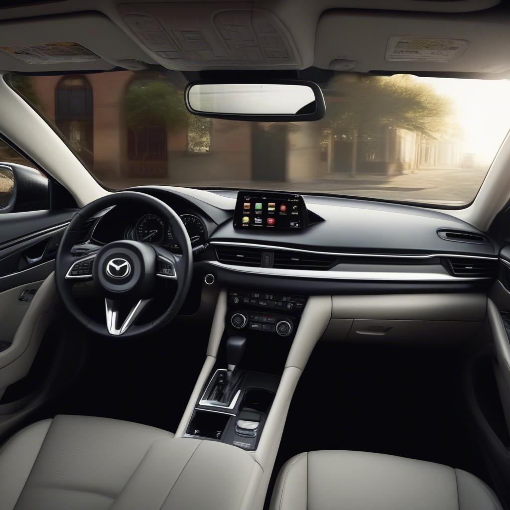 Tổng quan nội thất Mazda 6 2018