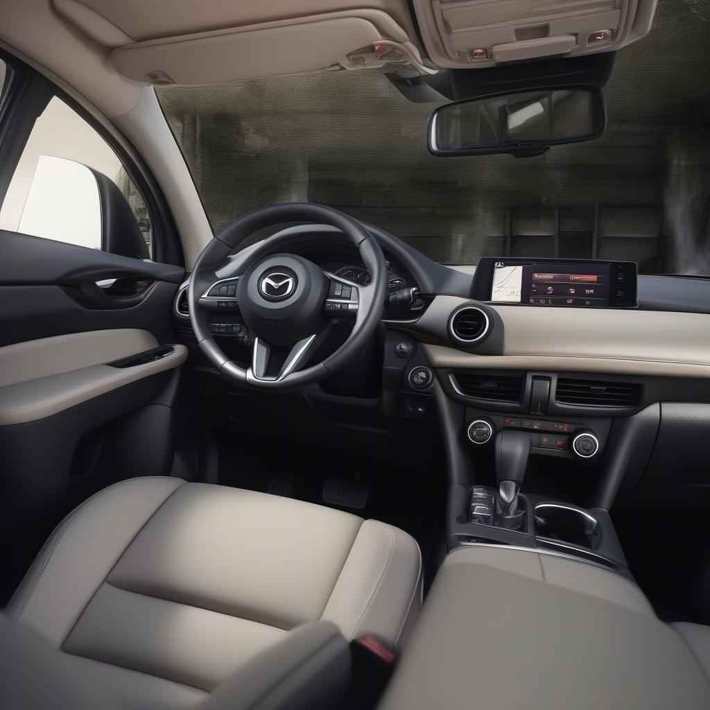 Nội thất Mazda CX5 sang trọng