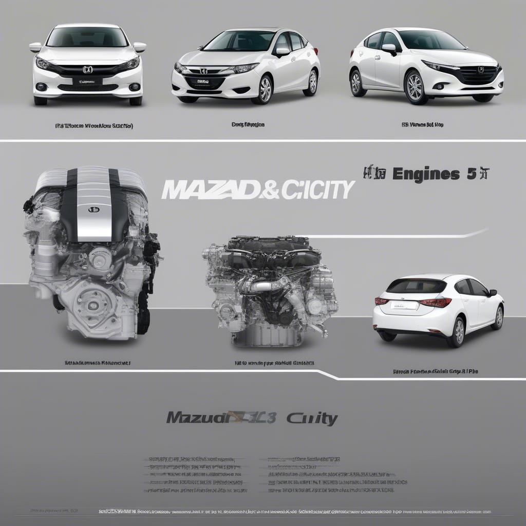 So sánh động cơ Honda City và Mazda 3