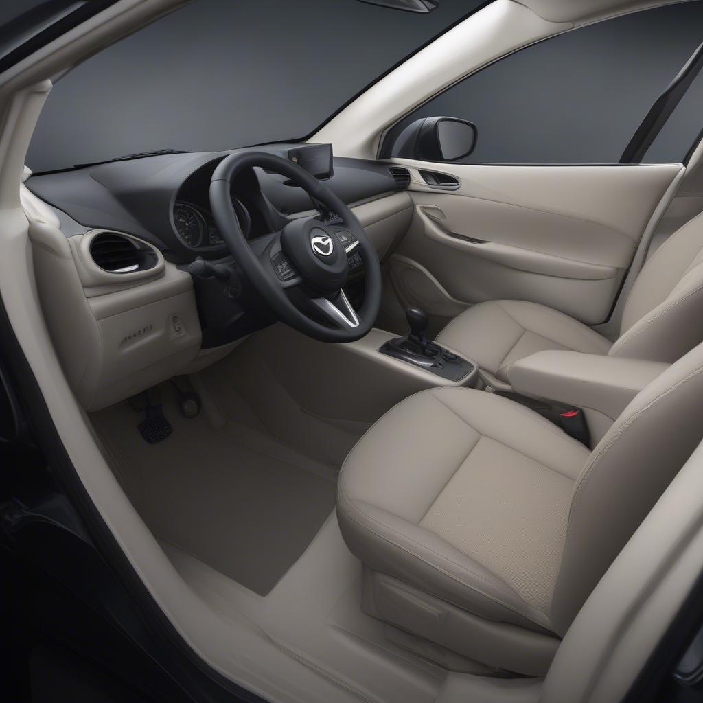 So sánh ghế Mazda 2 Premium và các phiên bản khác