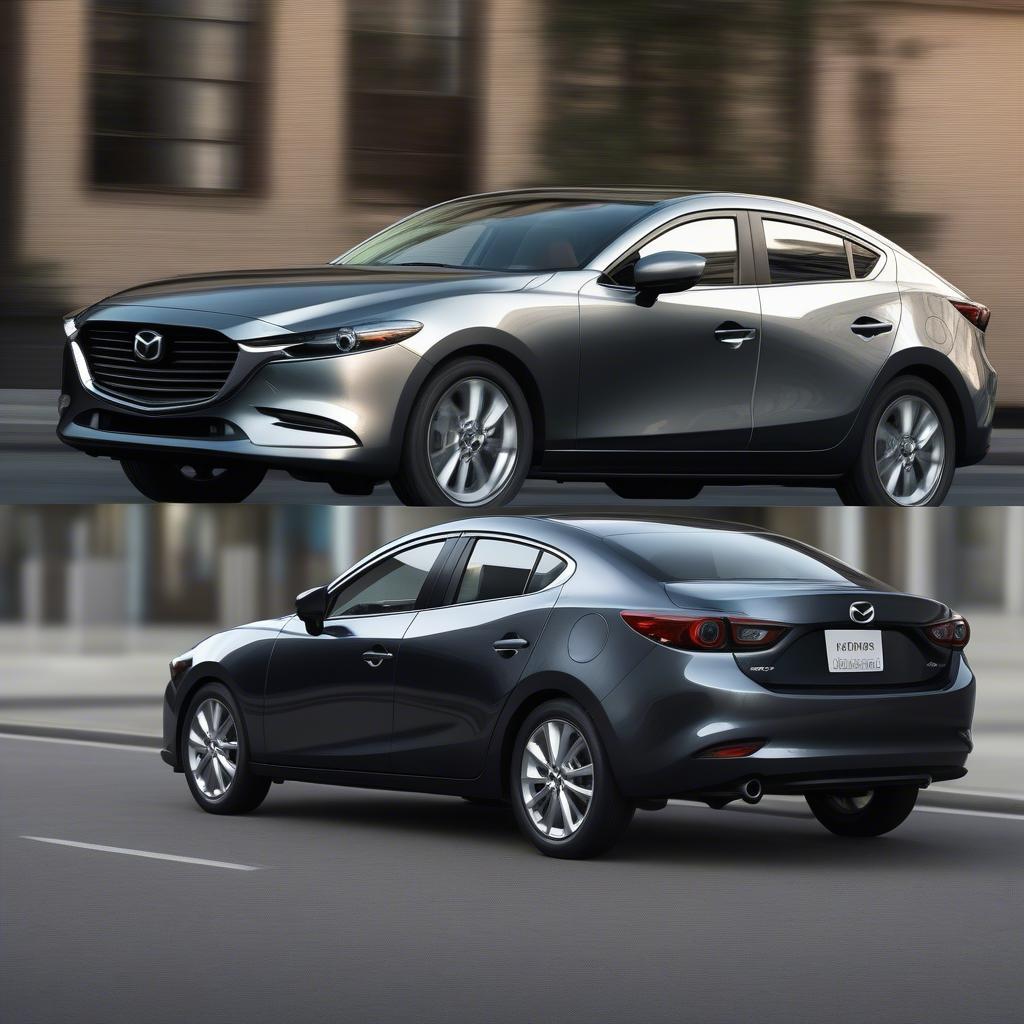 So sánh kích thước Mazda3 và Mazda6