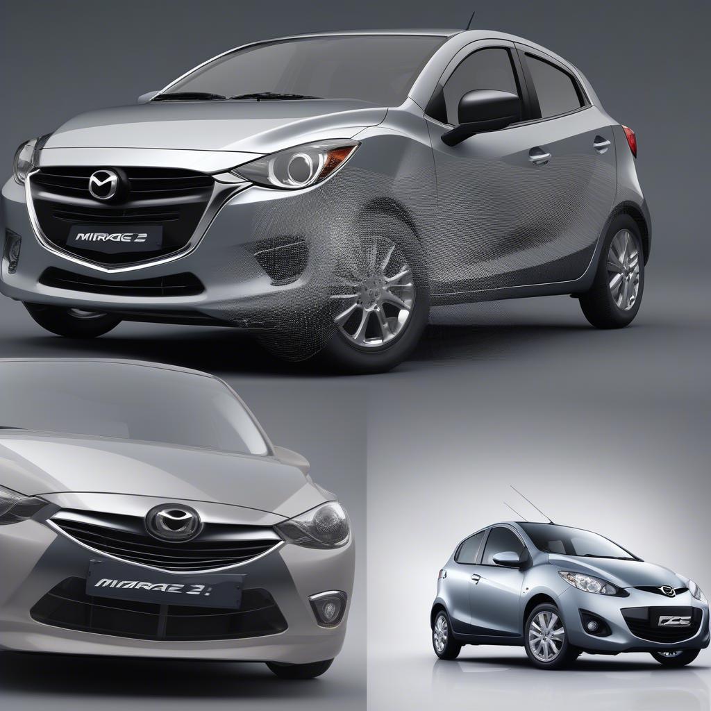 So sánh động cơ Mazda 2 và Mirage