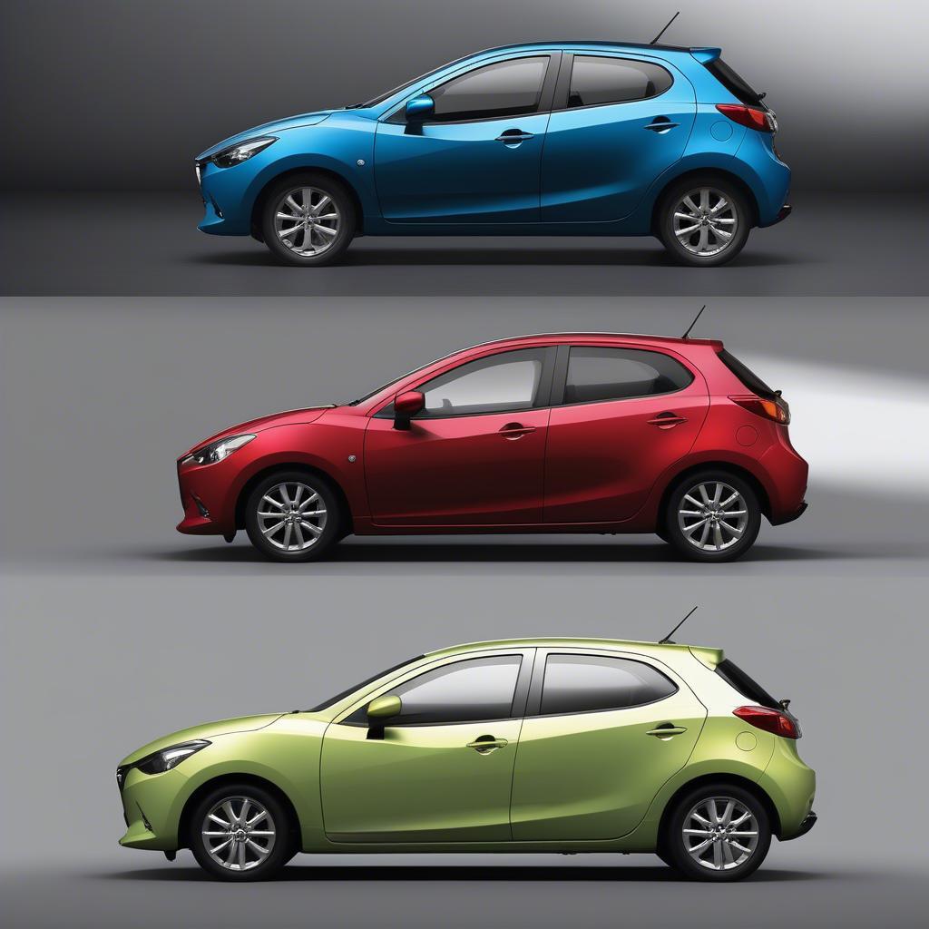 So sánh tổng quan Mazda 2 và Mirage