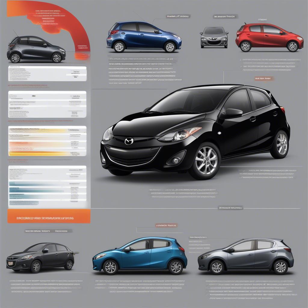 So sánh Mazda 2 và Mirage: Tổng quan