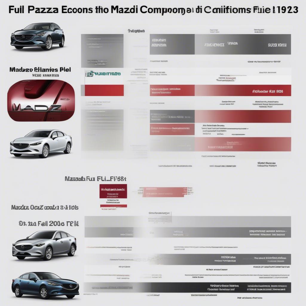 So Sánh Mazda 6 Fuel Economy với các Đối Thủ