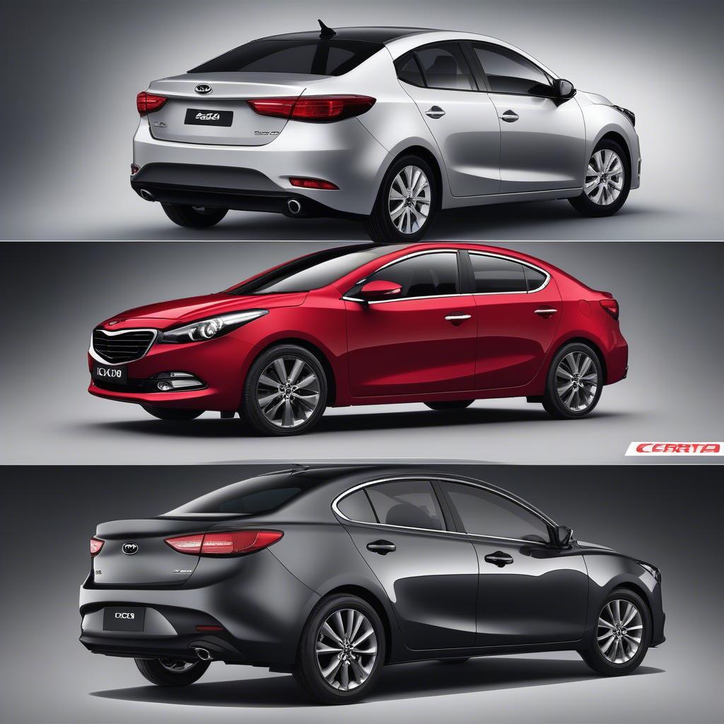 So sánh ngoại thất Cerato và Mazda 3