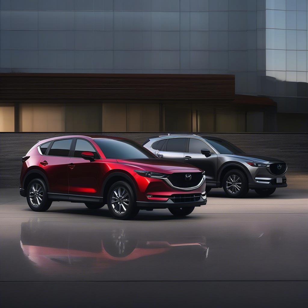 So sánh ngoại thất Mazda CX5 và Honda CRV