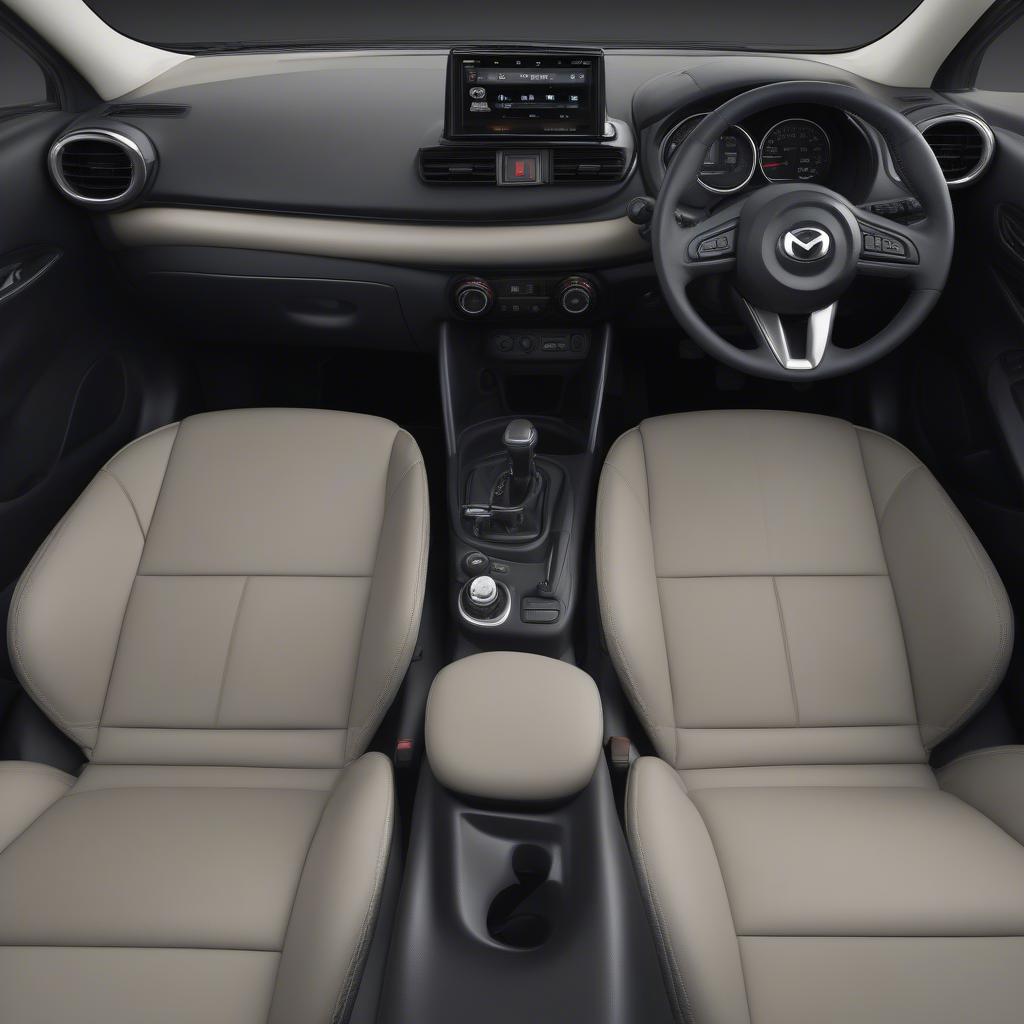 So sánh nội thất Mazda 2 S