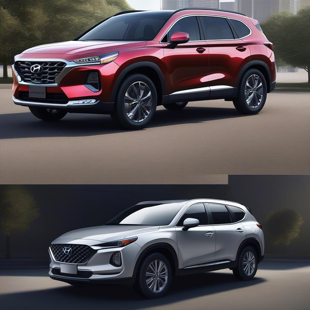 So sánh Santa Fe và Mazda CX-5 về thiết kế ngoại thất