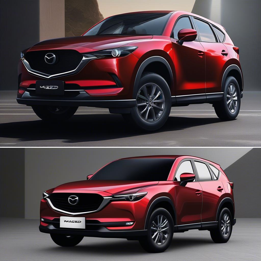 So sánh thiết kế Mazda CX-5 và Toyota Fortuner