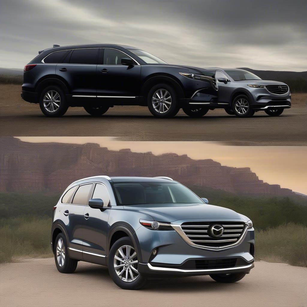 So sánh thiết kế ngoại thất Mazda CX-9 và Ford Explorer